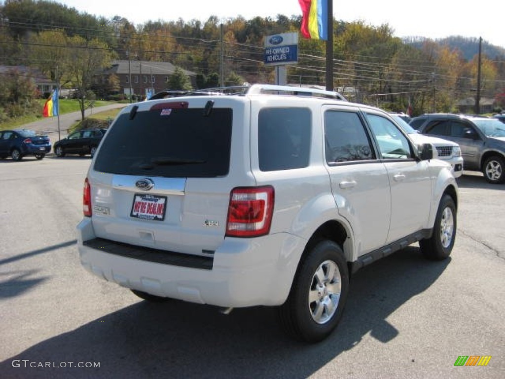 2012 Escape Limited V6 4WD - White Suede / Charcoal Black photo #6