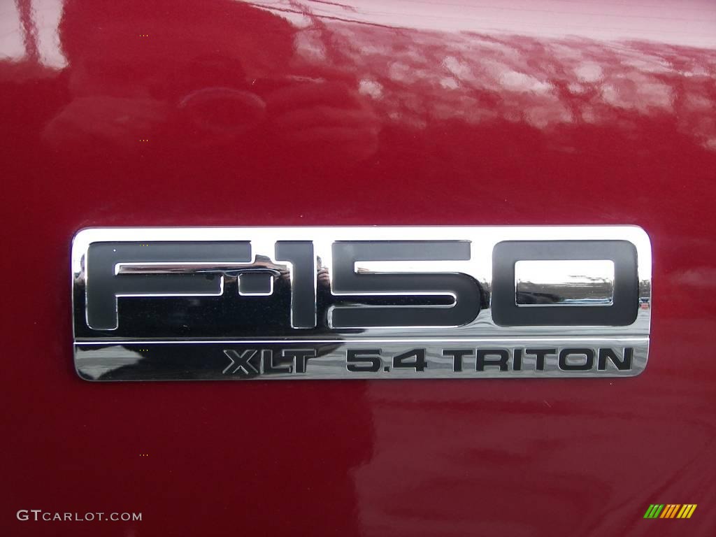 2006 F150 XLT SuperCab 4x4 - Dark Toreador Red Metallic / Medium/Dark Flint photo #12