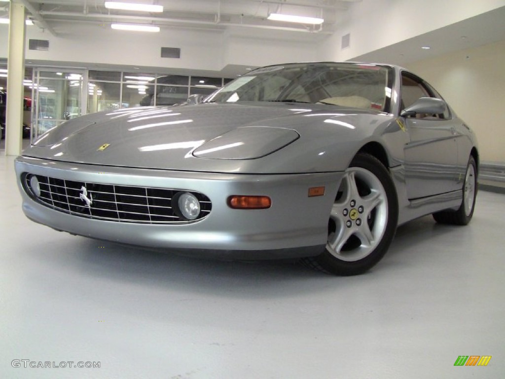 2001 456M GTA - Light Gray Metallic / Cream photo #1