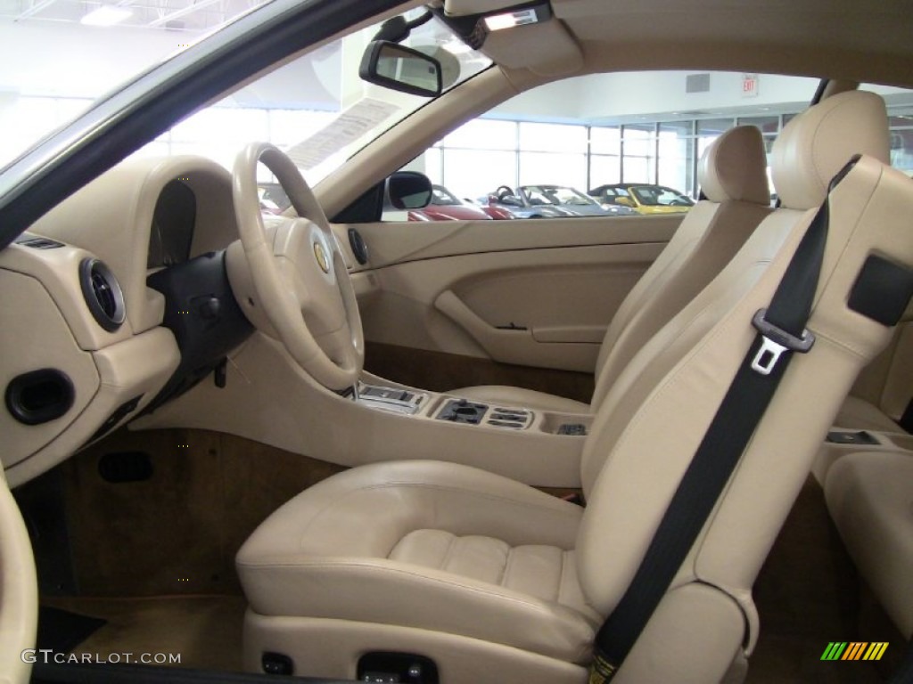 Cream Interior 2001 Ferrari 456M GTA Photo #55874199