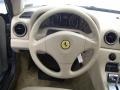 2001 Ferrari 456M Cream Interior Steering Wheel Photo