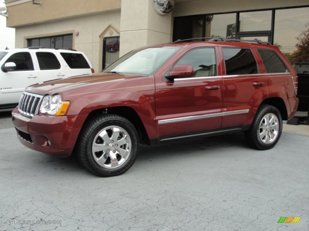 Red Rock Crystal Pearl 2008 Jeep Grand Cherokee Limited Exterior Photo #55874592