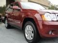 2008 Red Rock Crystal Pearl Jeep Grand Cherokee Limited  photo #7