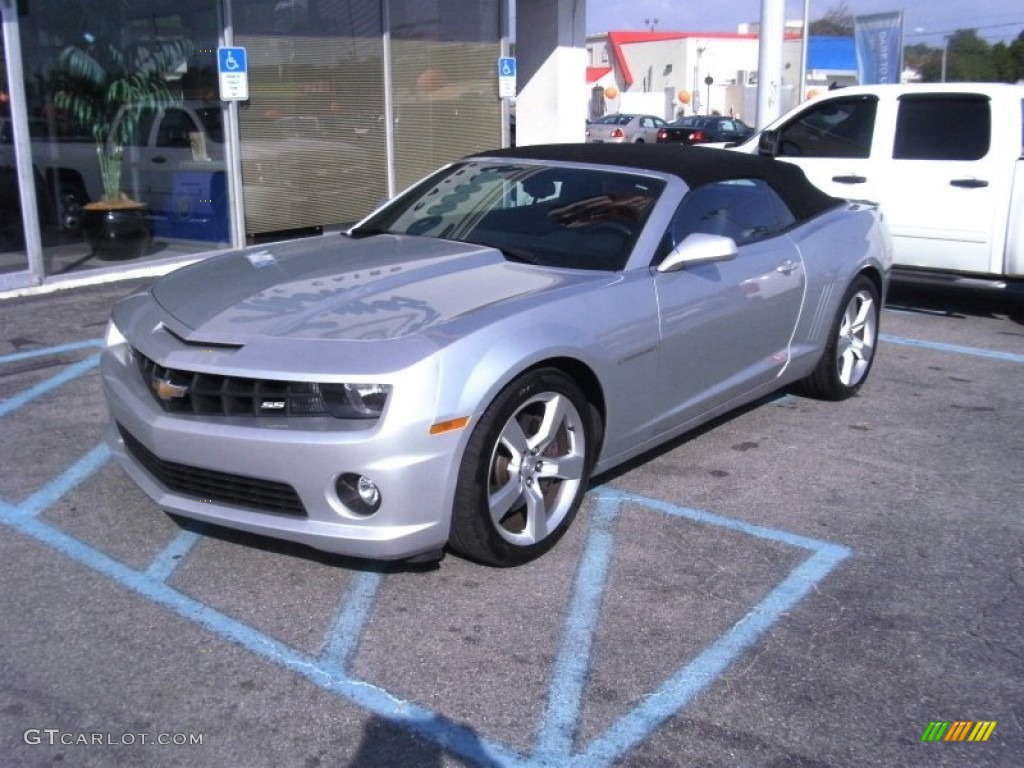 Silver Ice Metallic 2011 Chevrolet Camaro SS Convertible Exterior Photo #55875382