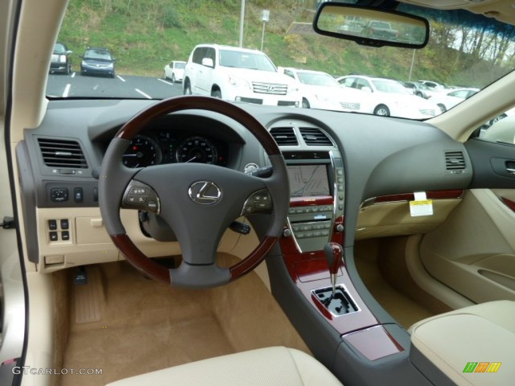 2012 Lexus ES 350 Parchment Dashboard Photo #55875649