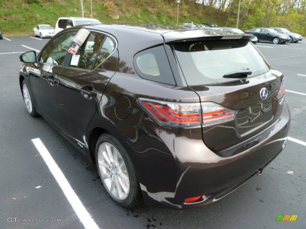 Fire Agate Pearl 2012 Lexus CT 200h Hybrid Premium Exterior Photo #55875739