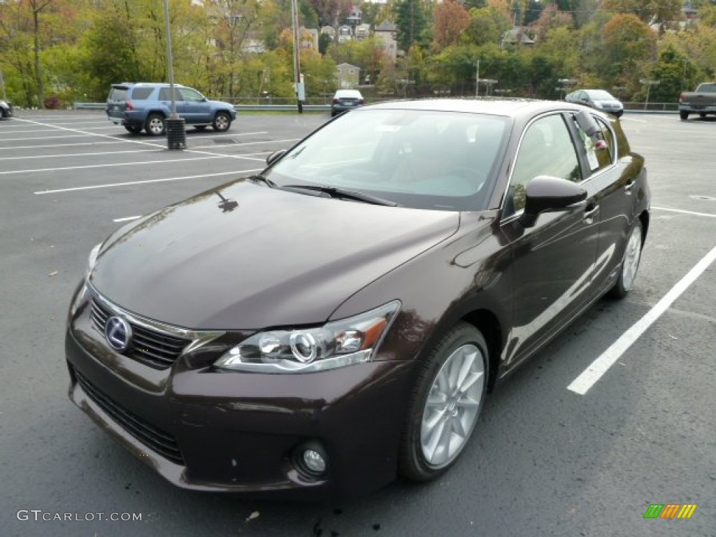 Fire Agate Pearl 2012 Lexus CT 200h Hybrid Premium Exterior Photo #55875793