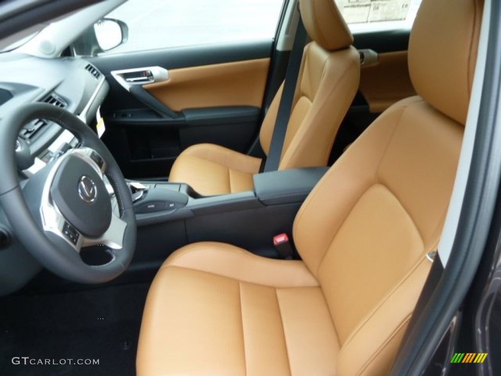 Caramel Nuluxe Interior 2012 Lexus CT 200h Hybrid Premium Photo #55875811