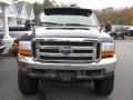 2001 True Blue Metallic Ford F250 Super Duty XLT SuperCab 4x4  photo #3