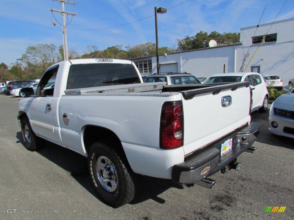 2004 Silverado 1500 Z71 Regular Cab 4x4 - Summit White / Dark Charcoal photo #5