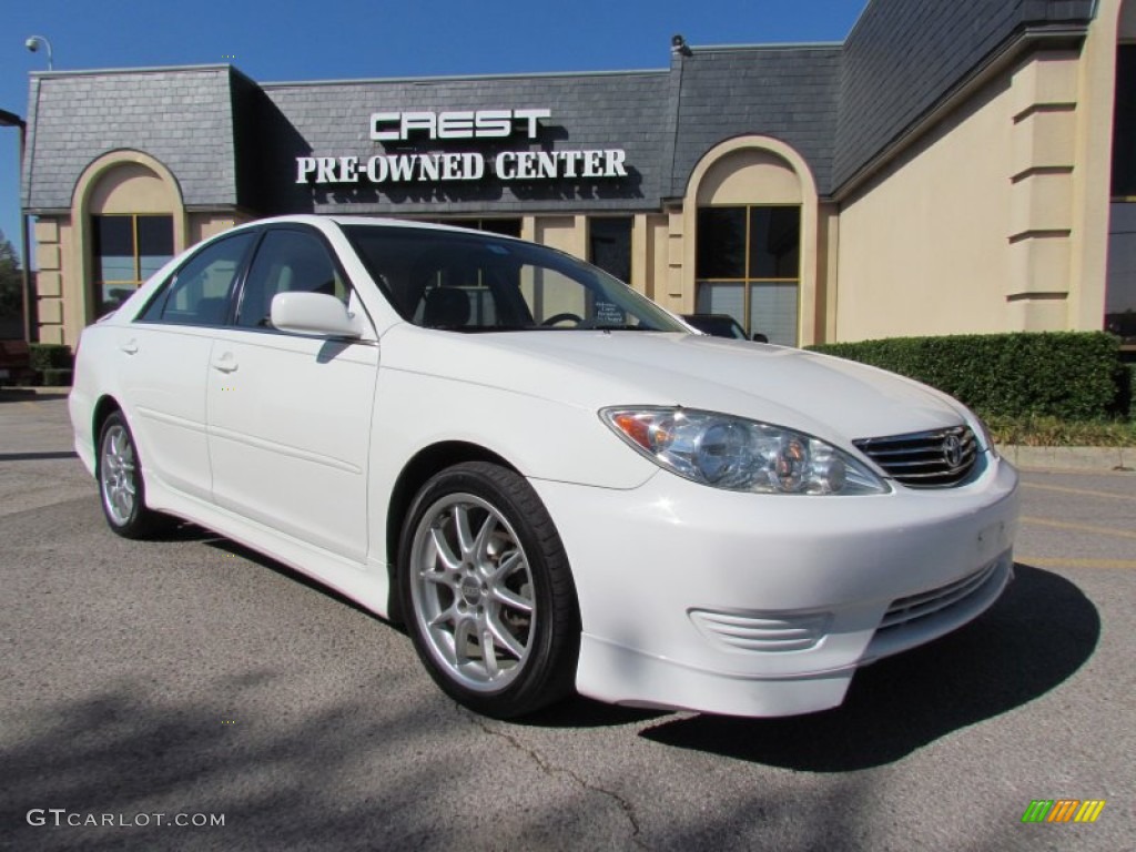 2006 Camry SE - Super White / Taupe photo #5