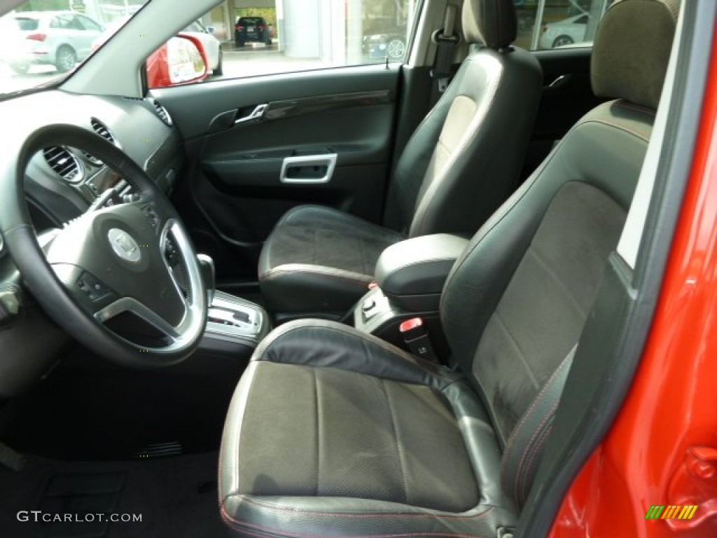 Ebony Interior 2009 Saturn VUE Red Line AWD Photo #55876936