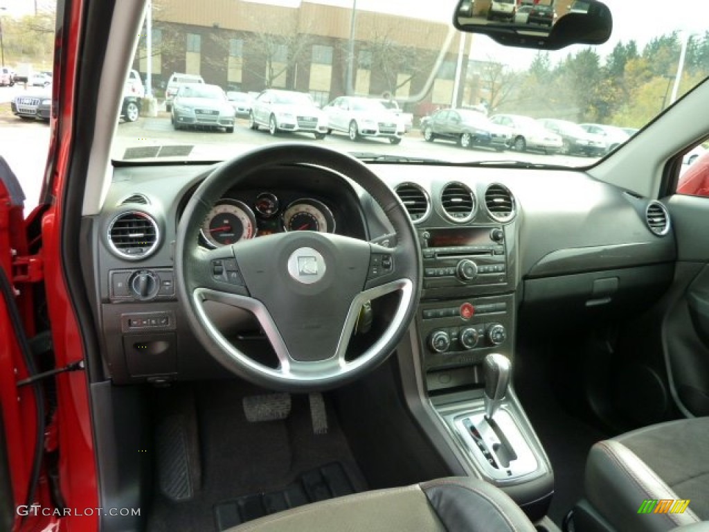 2009 Saturn VUE Red Line AWD Ebony Dashboard Photo #55876954