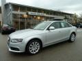 Ice Silver Metallic 2009 Audi A4 2.0T Premium quattro Sedan Exterior