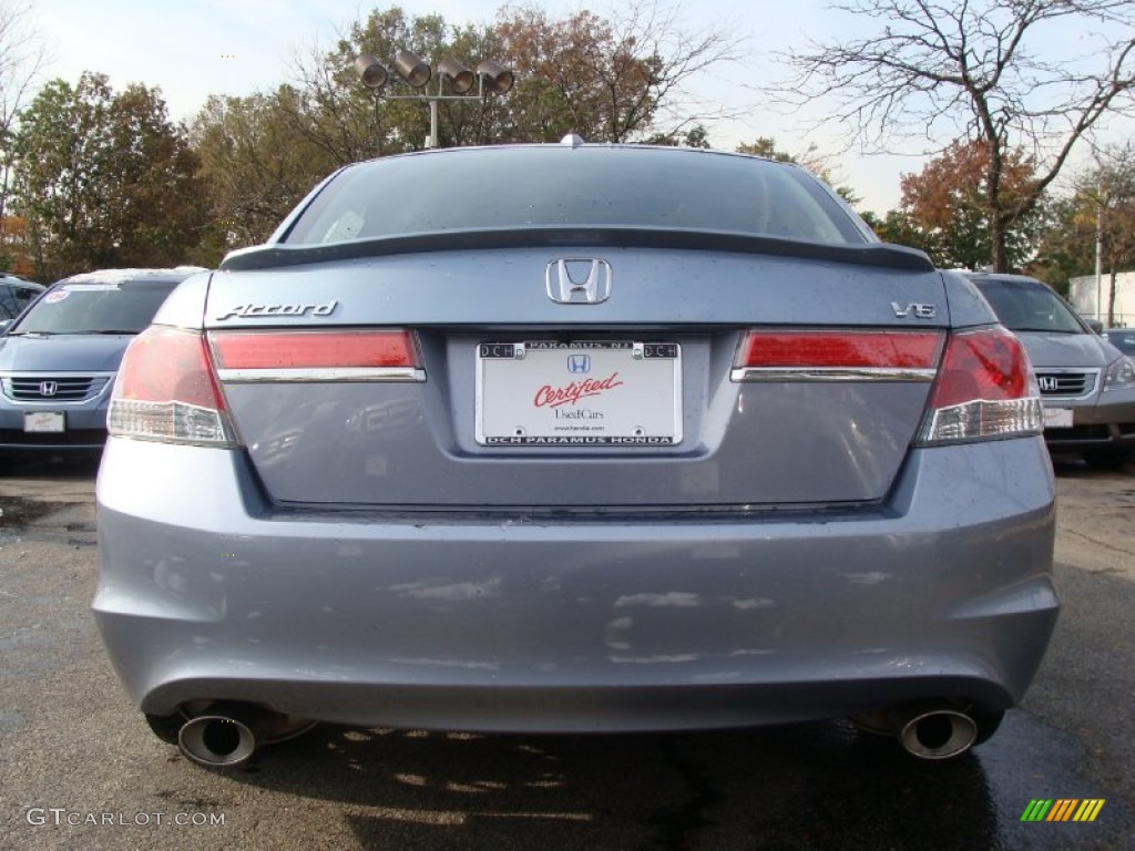 2011 Accord EX-L V6 Sedan - Celestial Blue Metallic / Black photo #10