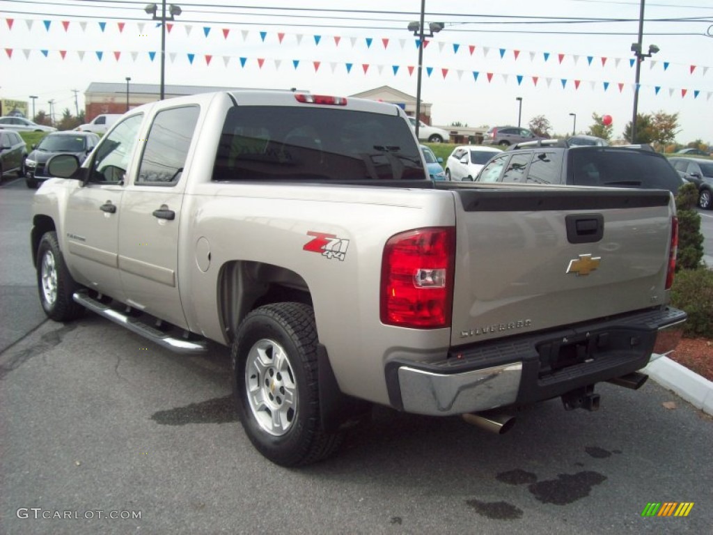 2008 Silverado 1500 Z71 Crew Cab 4x4 - Silver Birch Metallic / Ebony photo #3