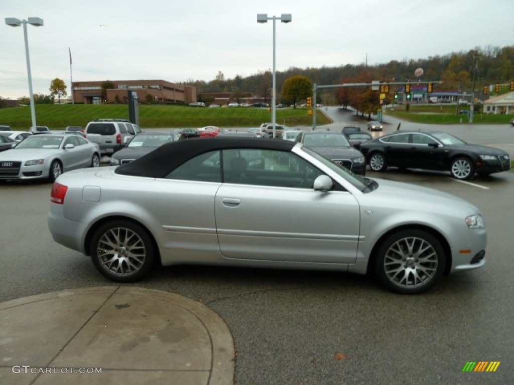 Ice Silver Metallic 2009 Audi A4 2.0T quattro Cabriolet Exterior Photo #55880137
