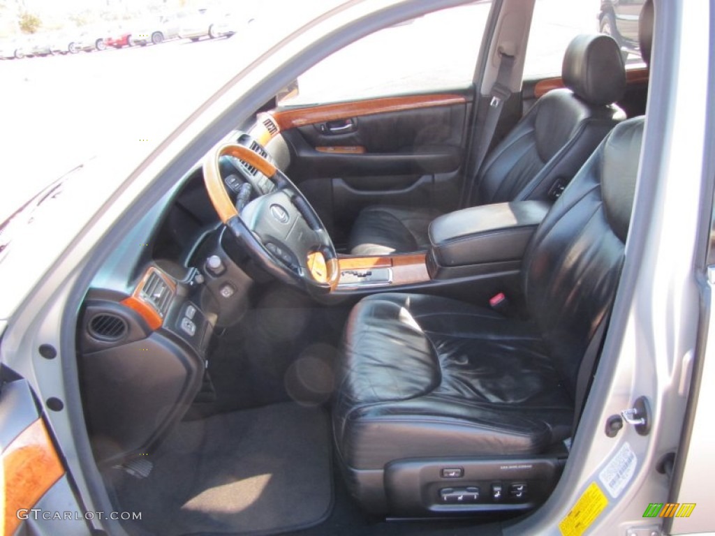 Black Interior 2002 Lexus LS 430 Photo #55880324