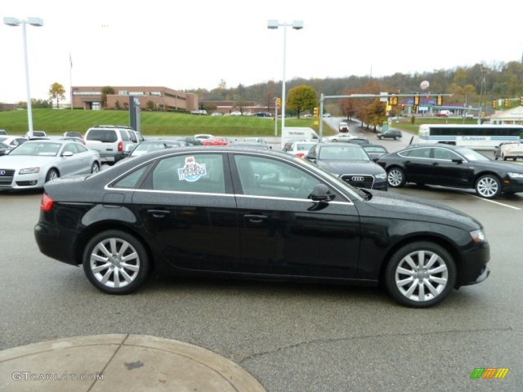 2009 A4 2.0T Premium quattro Sedan - Brilliant Black / Black photo #6