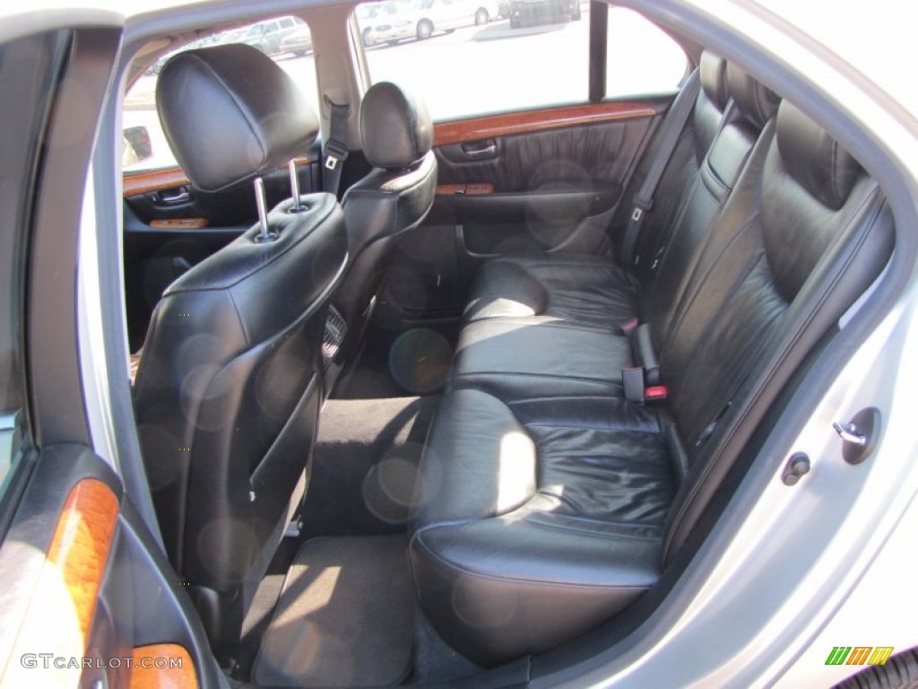Black Interior 2002 Lexus LS 430 Photo #55880341