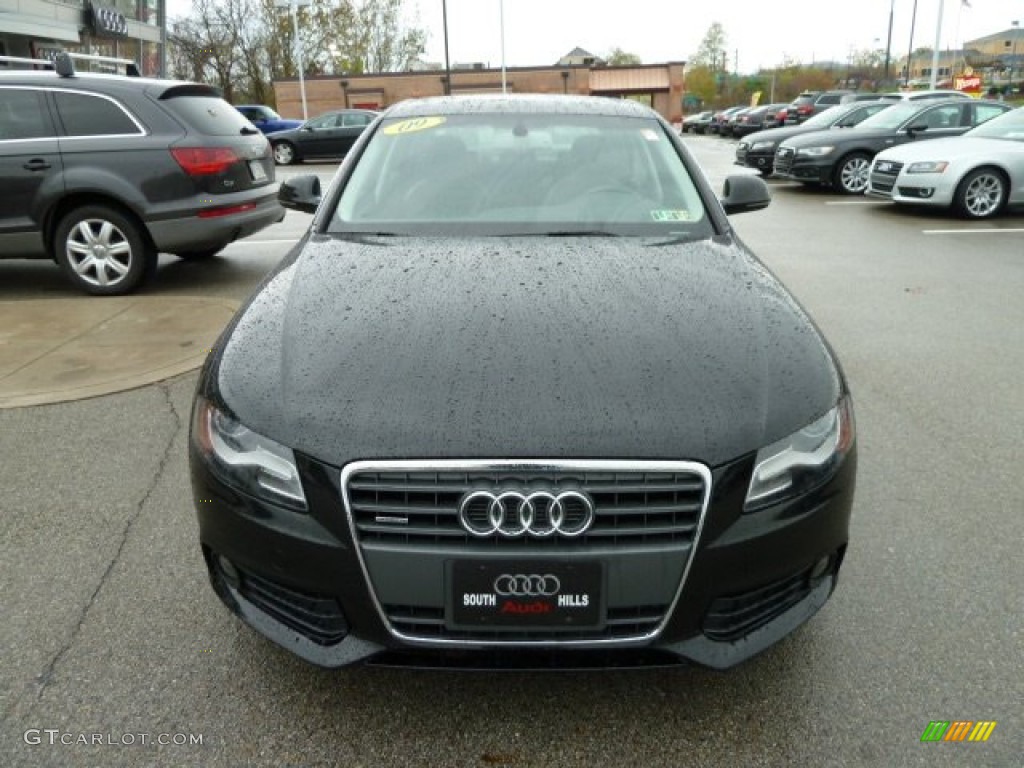 2009 A4 2.0T Premium quattro Sedan - Brilliant Black / Black photo #8