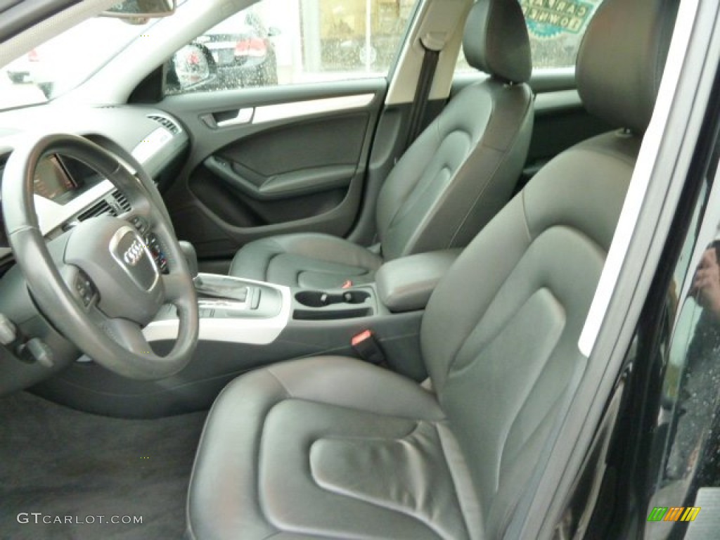 2009 A4 2.0T Premium quattro Sedan - Brilliant Black / Black photo #10