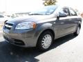 2007 Medium Gray Chevrolet Aveo LS Sedan  photo #1