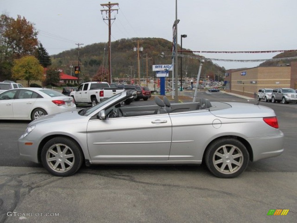 Bright Silver Metallic 2008 Chrysler Sebring Touring Convertible Exterior Photo #55880906