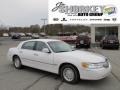 2001 Vibrant White Lincoln Town Car Executive  photo #1