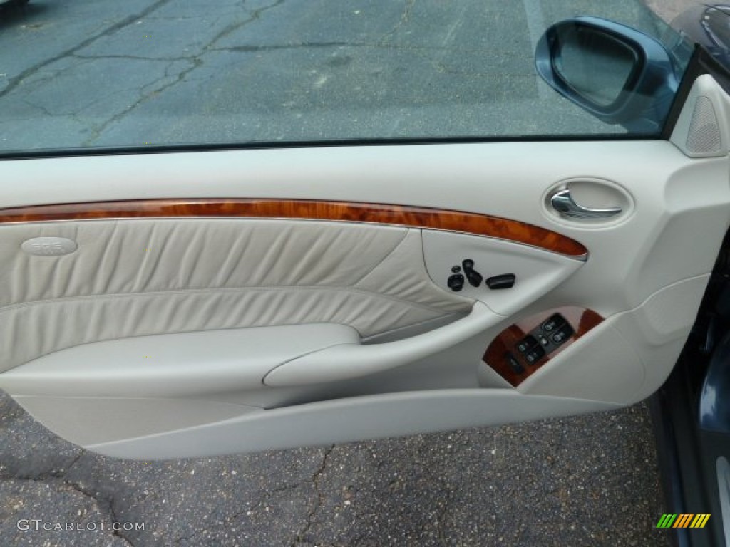2004 Mercedes-Benz CLK 500 Coupe Ash Door Panel Photo #55881055