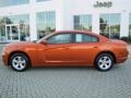 2011 Toxic Orange Pearl Dodge Charger SE  photo #2