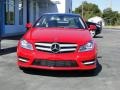 Mars Red 2012 Mercedes-Benz C 250 Coupe Exterior