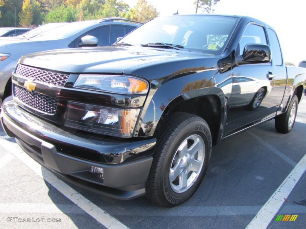 2011 Colorado LT Extended Cab - Black / Ebony photo #1