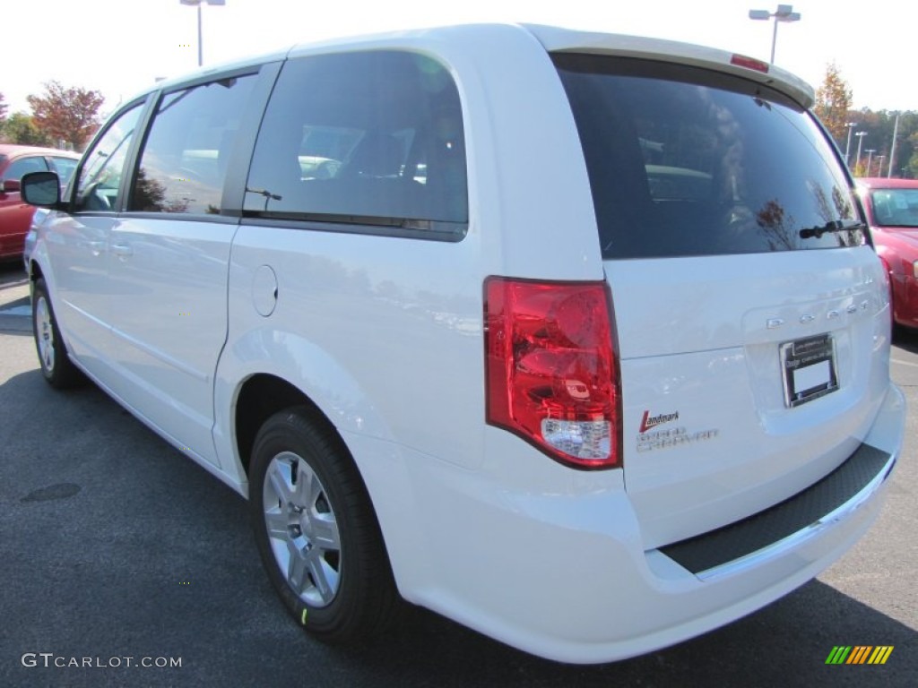 2012 Grand Caravan SE - Stone White / Black/Light Graystone photo #2