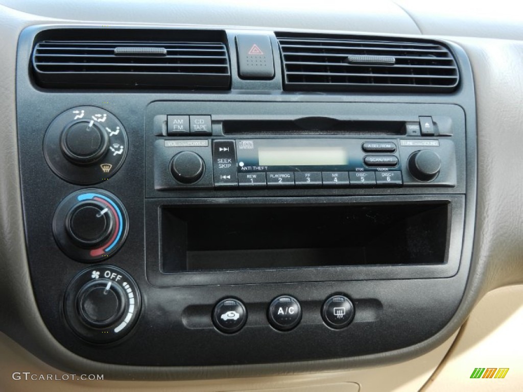 2005 Honda Civic HX Coupe Audio System Photo #55882965