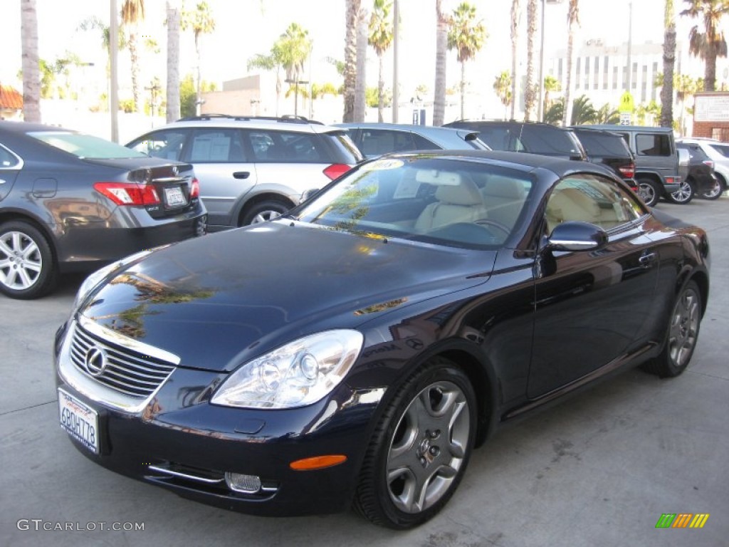 2008 SC 430 Convertible - Twilight Amethyst Pearl / Ecru photo #5