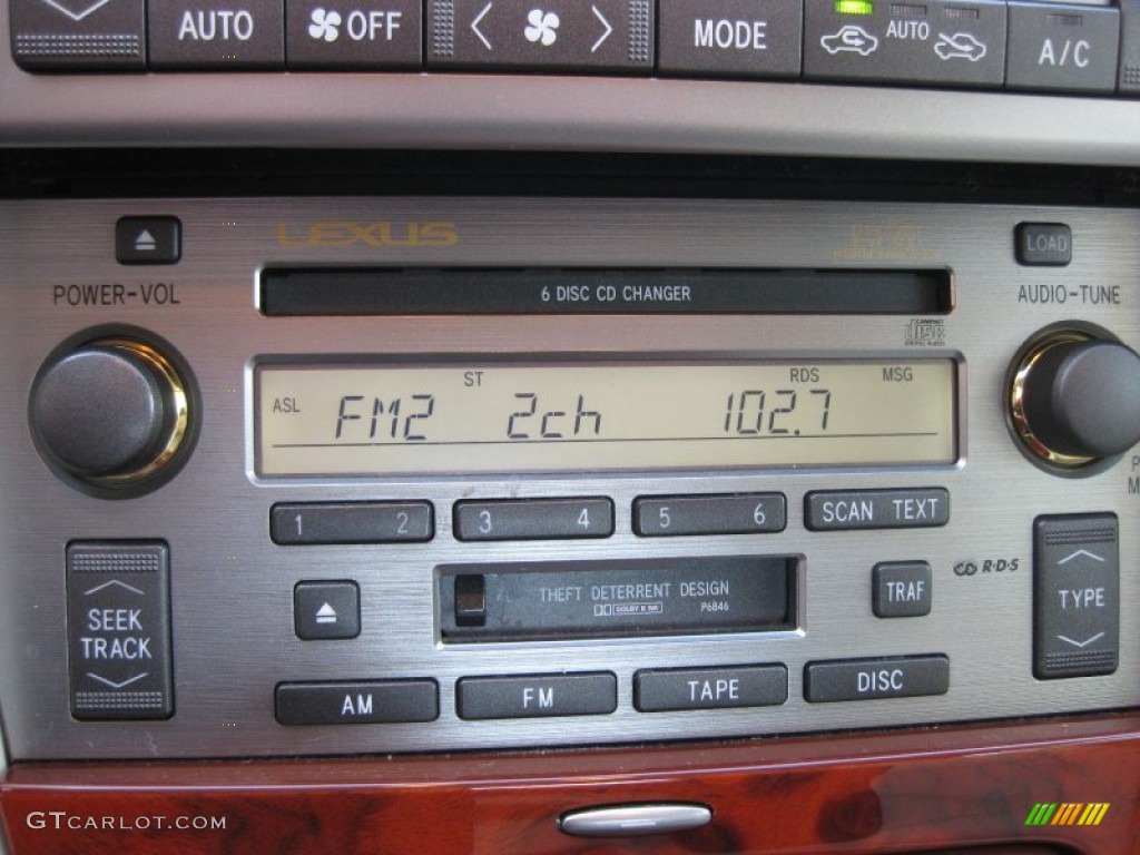 2008 Lexus SC 430 Convertible Audio System Photo #55883323