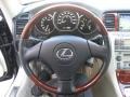 2008 Lexus SC Ecru Interior Steering Wheel Photo