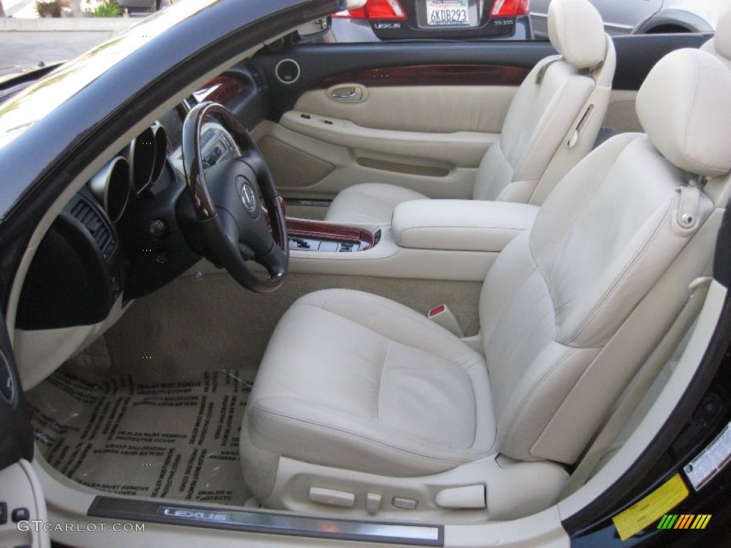 Ecru Interior 2008 Lexus SC 430 Convertible Photo #55883404