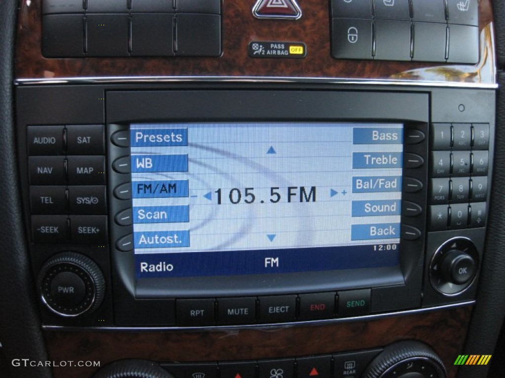 2009 CLK 350 Cabriolet - Black / Black photo #11