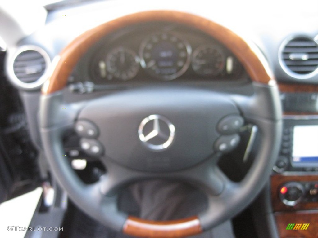 2009 CLK 350 Cabriolet - Black / Black photo #16