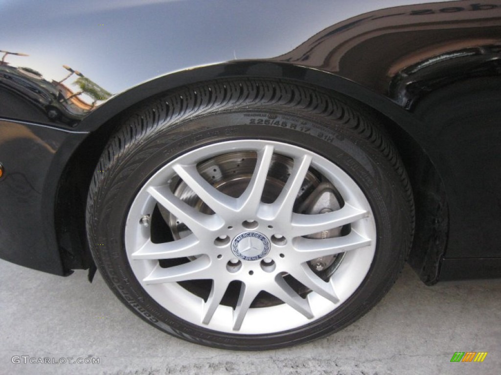 2009 CLK 350 Cabriolet - Black / Black photo #24