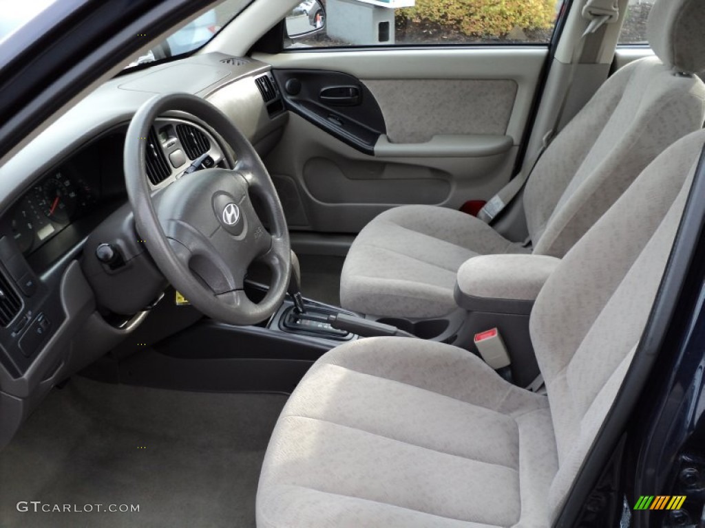 2006 Elantra GLS Sedan - Moonlit Dark Blue / Gray photo #20