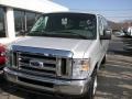 2008 Silver Metallic Ford E Series Van E350 Super Duty XLT Passenger  photo #16