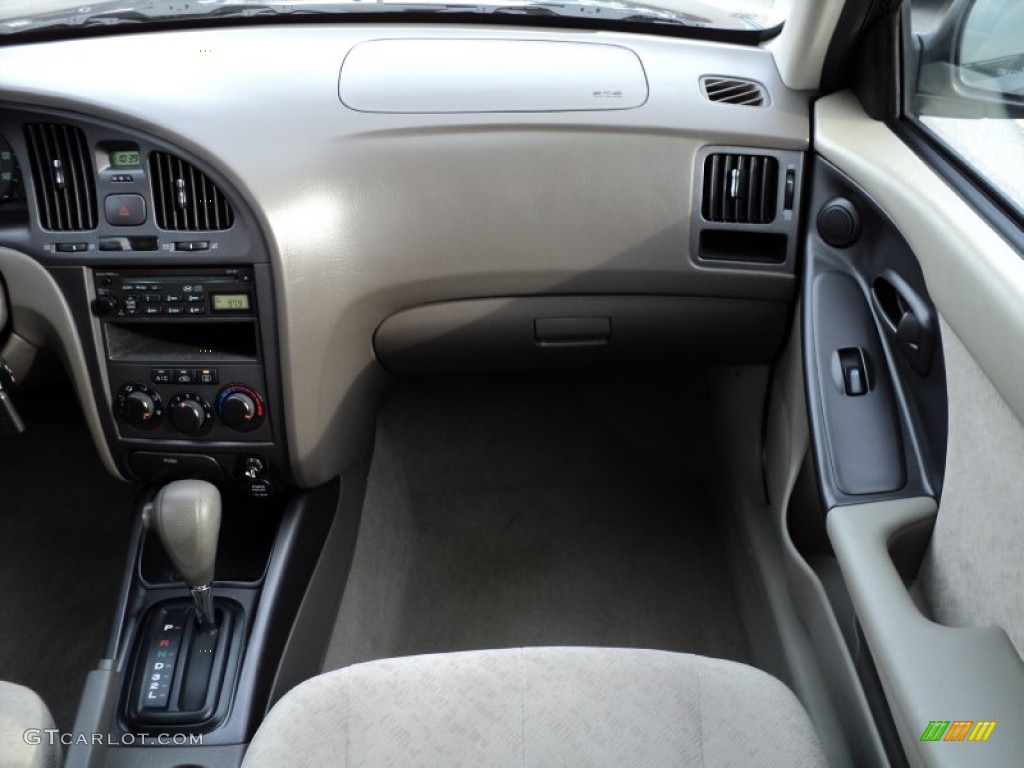 2006 Elantra GLS Sedan - Moonlit Dark Blue / Gray photo #27
