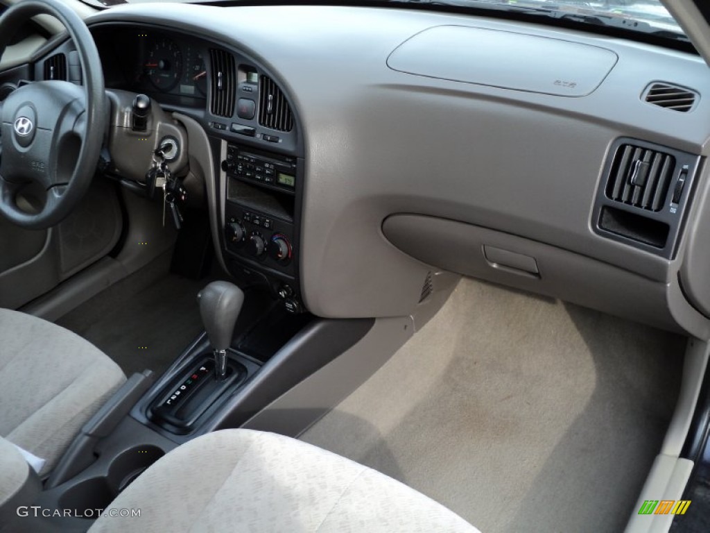2006 Elantra GLS Sedan - Moonlit Dark Blue / Gray photo #31