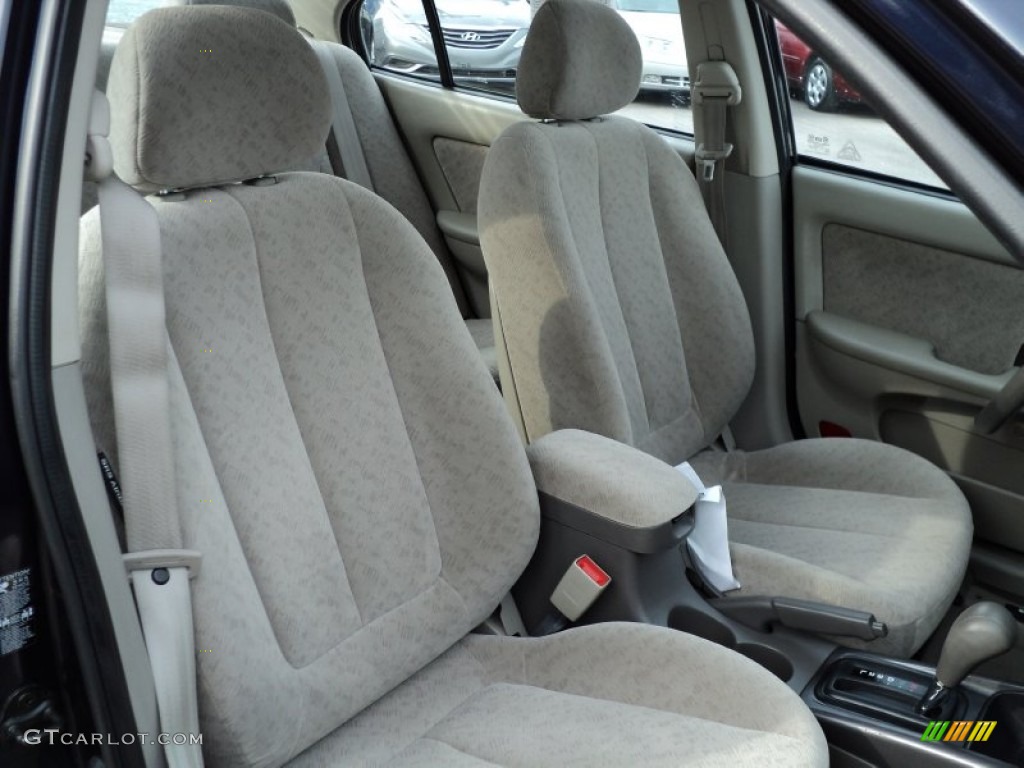 2006 Elantra GLS Sedan - Moonlit Dark Blue / Gray photo #32