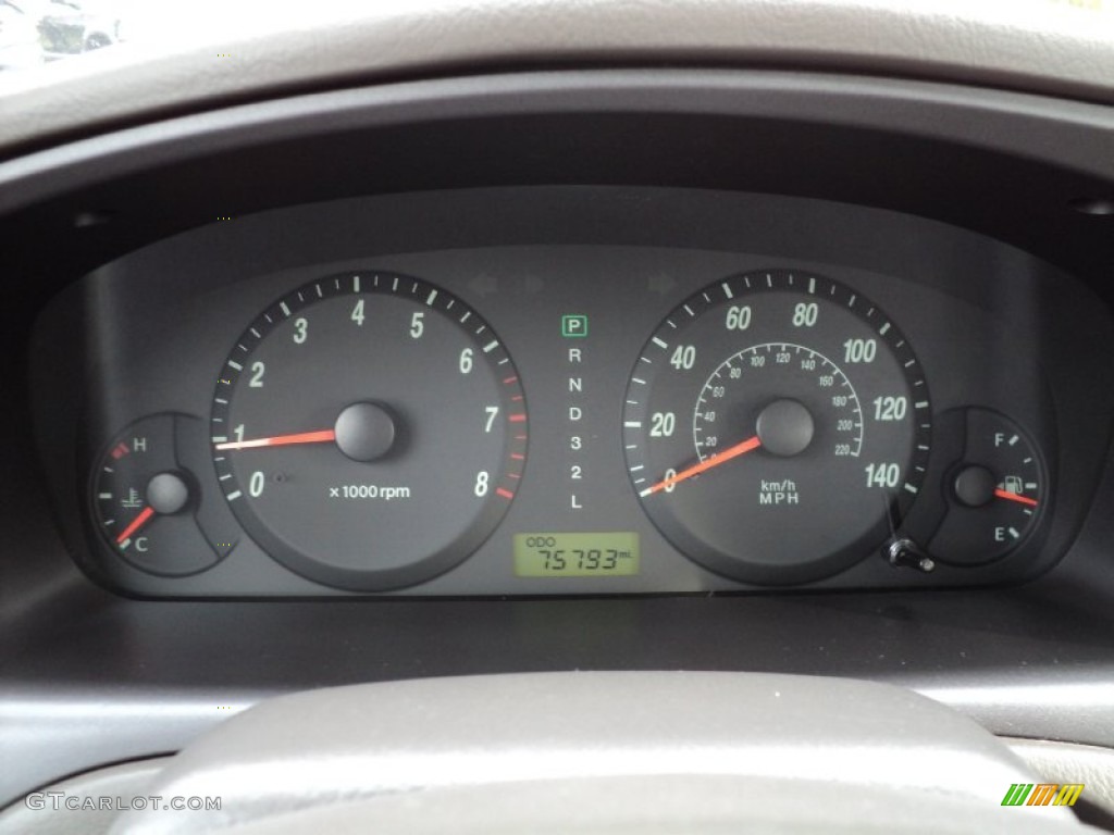 2006 Elantra GLS Sedan - Moonlit Dark Blue / Gray photo #36