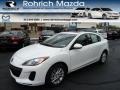 Crystal White Pearl Mica - MAZDA3 i Grand Touring 4 Door Photo No. 1