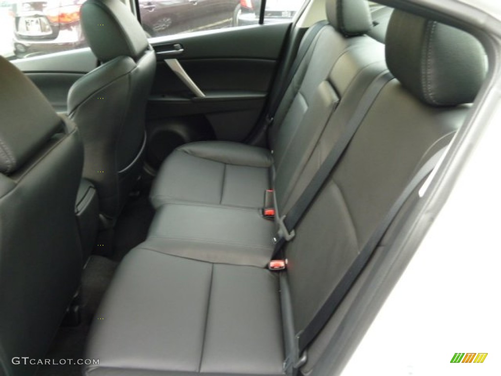 Black Interior 2012 Mazda MAZDA3 i Grand Touring 4 Door Photo #55885078